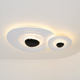 Solara Plafonnier Ripple Ring Sculptural Moderne-Luire