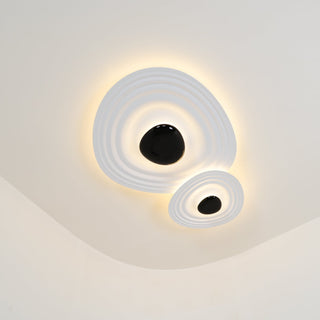 Solara Plafonnier Ripple Ring Sculptural Moderne-Luire