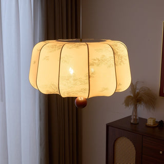Valera Suspension en Bois et Tissu