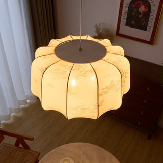 Valera Suspension en Bois et Tissu