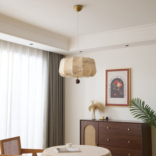 Valera Suspension en Bois et Tissu