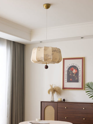 Valera Suspension en Bois et Tissu