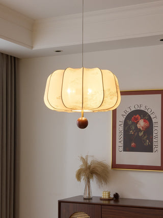 Valera Suspension en Bois et Tissu