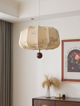 Valera Suspension en Bois et Tissu