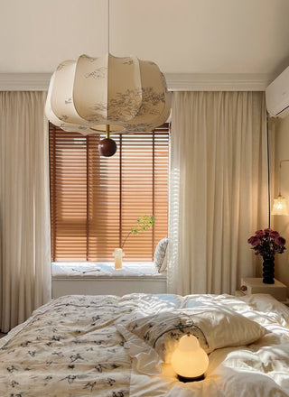 Valera Suspension en Bois et Tissu