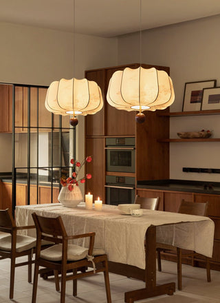 Valera Suspension en Bois et Tissu