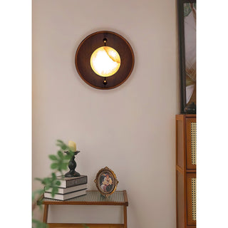 Evtala Applique Murale Moderne Minimaliste en Métal et Albâtre-Luire