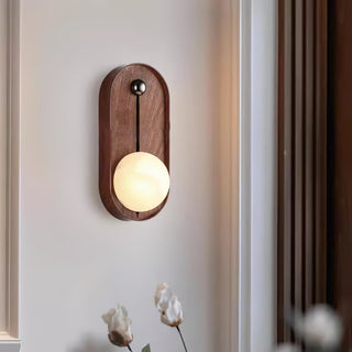 Evtala Applique Murale Moderne Minimaliste en Métal et Albâtre-Luire