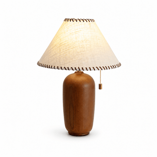 Olera Wood Table Lamp-Neutral Decor