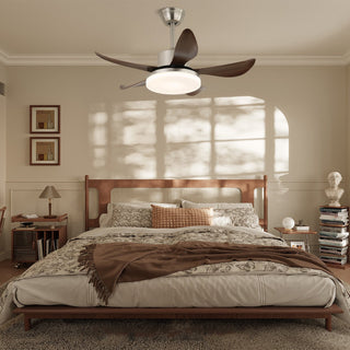 Plafonnier Ventilateur Moderne Nerra en Bois