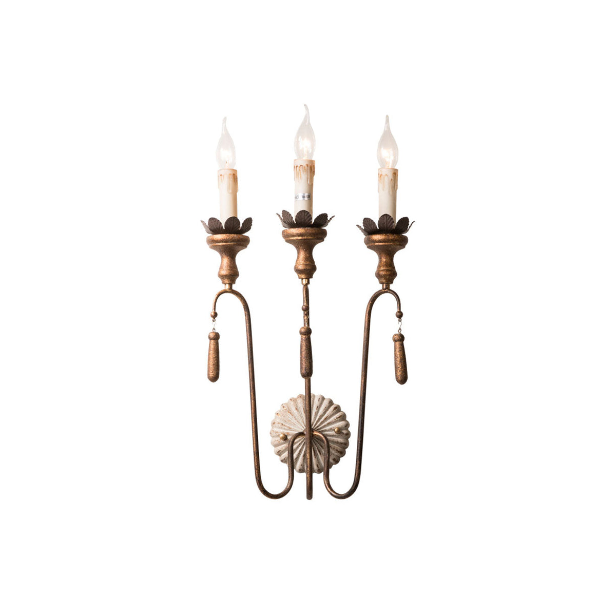 Avelaris Lampe Murale Vintage Industrielle en Bois et Métal