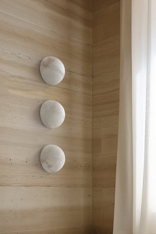Nyraean Applique Murale Moderne Minimaliste en Albâtre
