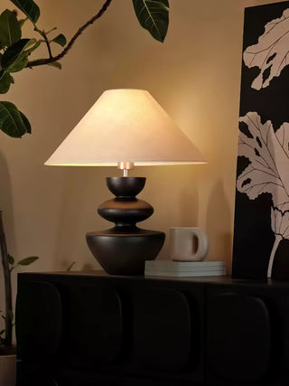 Joanne Lampe de Table en Bois Vintage