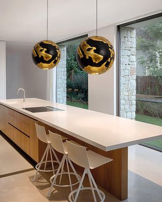 Alzorila Lampe Suspendue Art Nordique Moderne en Composite
