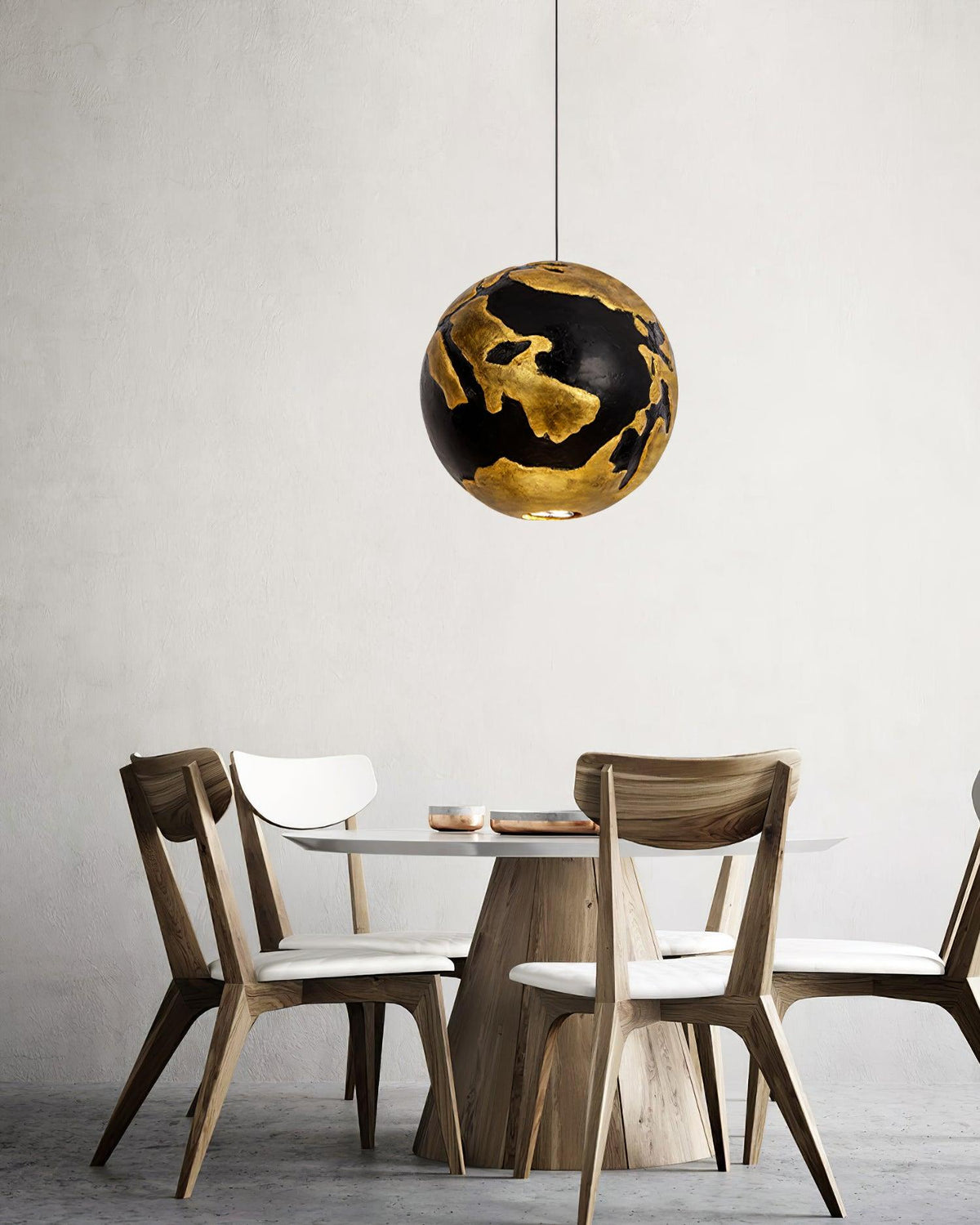 Felalis Lampe Suspendue Art Nordique Moderne en Composite