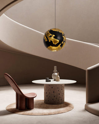 Alzorila Lampe Suspendue Art Nordique Moderne en Composite