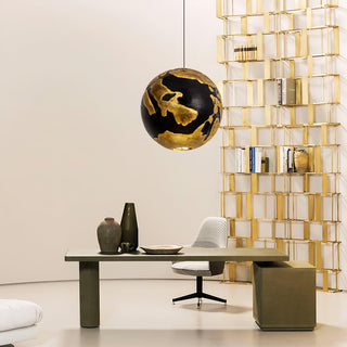 Alzorila Lampe Suspendue Art Nordique Moderne en Composite