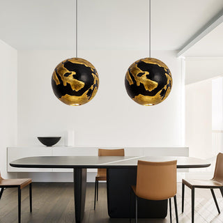 Alzorila Lampe Suspendue Art Nordique Moderne en Composite