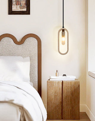 Onda Travertine Pendant Light-Neutral Decor