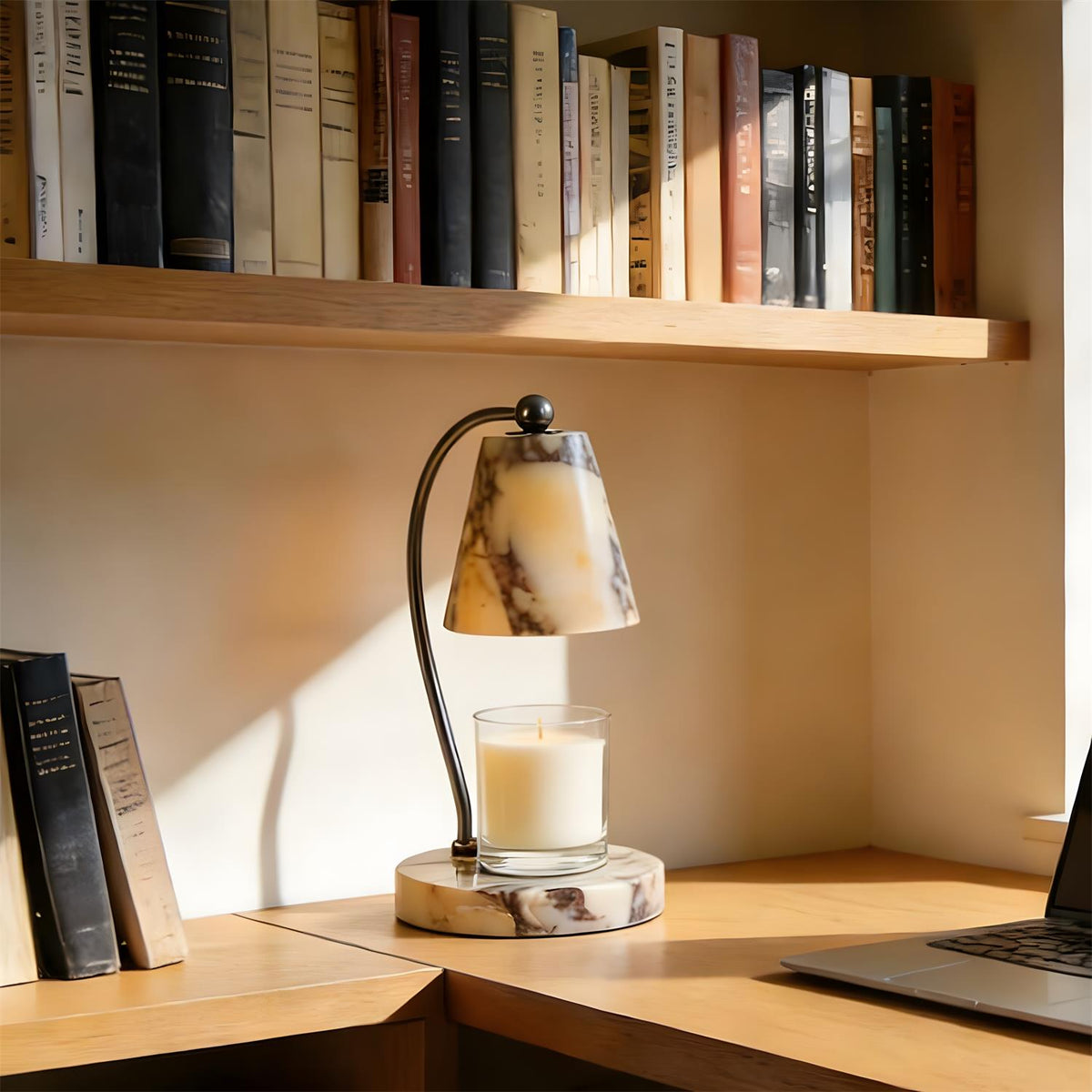 Renael Lampe de Table Chauffe-Bougies