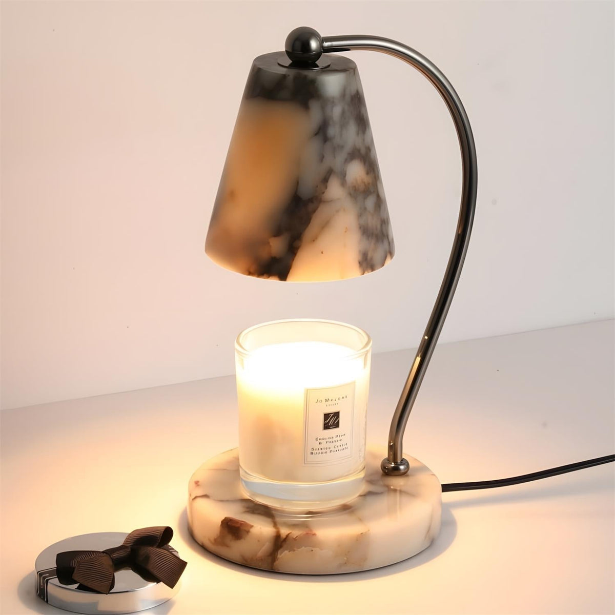 Renael Lampe de Table Chauffe-Bougies