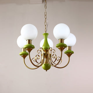 Evsolia Lustre en Verre Onyx Nordique Haut de Gamme
