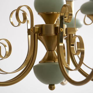 Evsolia Lustre en Verre Onyx Nordique Haut de Gamme