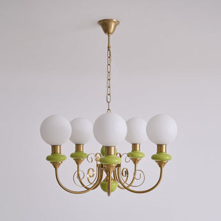 Evsolia Lustre en Verre Onyx Nordique Haut de Gamme