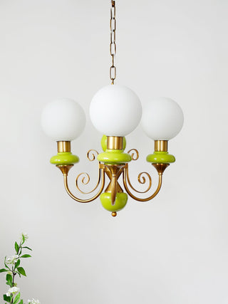Evsolia Lustre en Verre Onyx Nordique Haut de Gamme