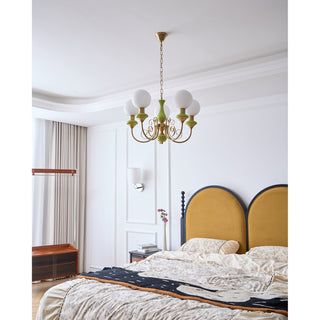 Evsolia Lustre en Verre Onyx Nordique Haut de Gamme