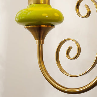 Evsolia Lustre en Verre Onyx Nordique Haut de Gamme