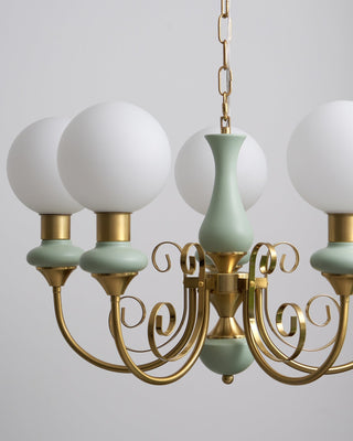 Evsolia Lustre en Verre Onyx Nordique Haut de Gamme