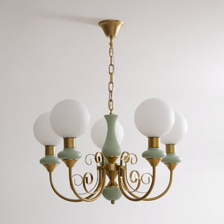 Evsolia Lustre en Verre Onyx Nordique Haut de Gamme