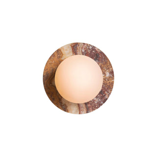 Ovyna Applique Murale Moderne Minimaliste en Verre et Onyx