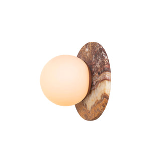 Ovyna Applique Murale Moderne Minimaliste en Verre et Onyx