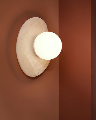 Lyvyneth Applique Murale Moderne Minimaliste en Onyx et Nopal