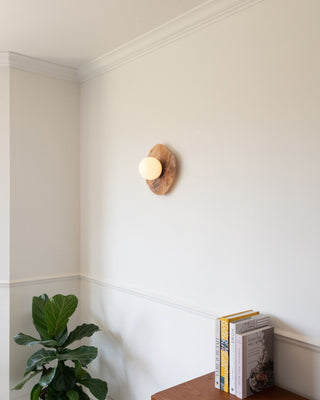 Lyvyneth Applique Murale Moderne Minimaliste en Onyx et Nopal