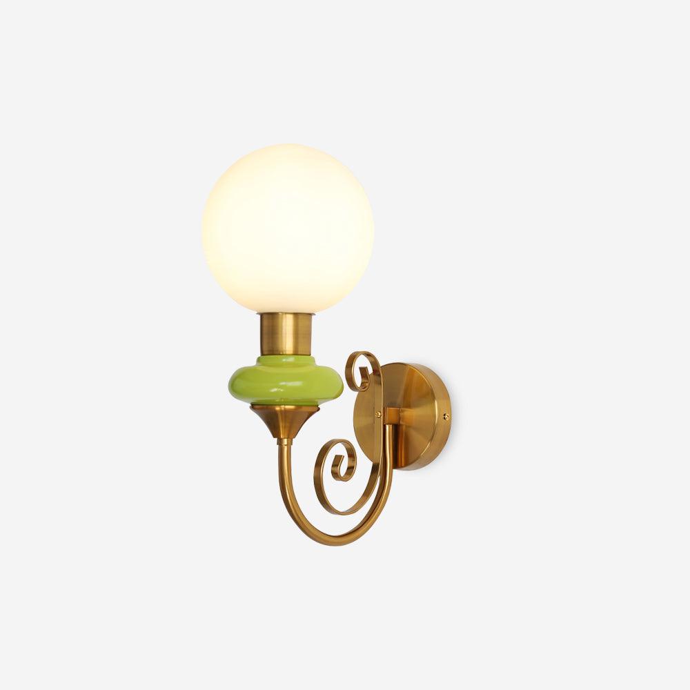 Velin Brass Wall Lamp-Neutral Decor