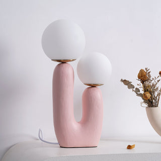 Elyrain Lampe de Table en Résine d'Art Playful