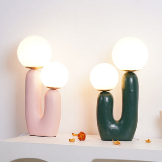 Elyrain Lampe de Table en Résine d'Art Playful