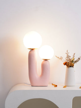 Elyrain Lampe de Table en Résine d'Art Playful