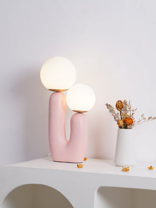 Elyrain Lampe de Table en Résine d'Art Playful