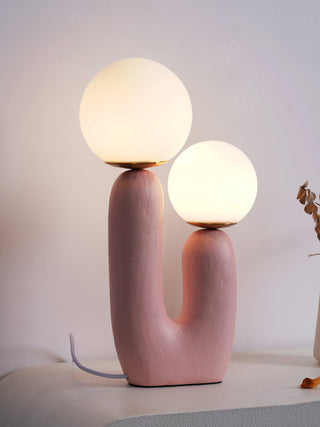Elyrain Lampe de Table en Résine d'Art Playful