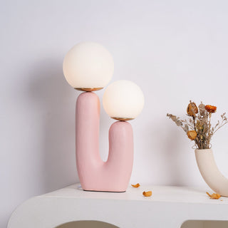 Elyrain Lampe de Table en Résine d'Art Playful