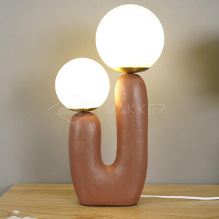 Elyrain Lampe de Table en Résine d'Art Playful