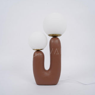 Elyrain Lampe de Table en Résine d'Art Playful