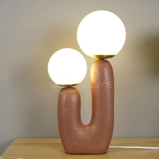 Elyrain Lampe de Table en Résine d'Art Playful