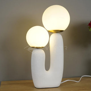 Elyrain Lampe de Table en Résine d'Art Playful