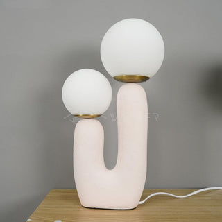 Elyrain Lampe de Table en Résine d'Art Playful