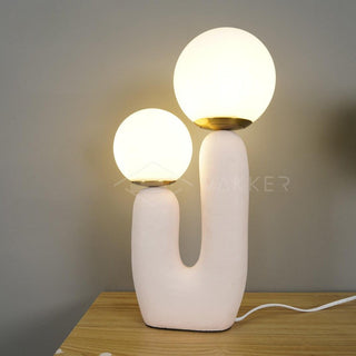 Elyrain Lampe de Table en Résine d'Art Playful
